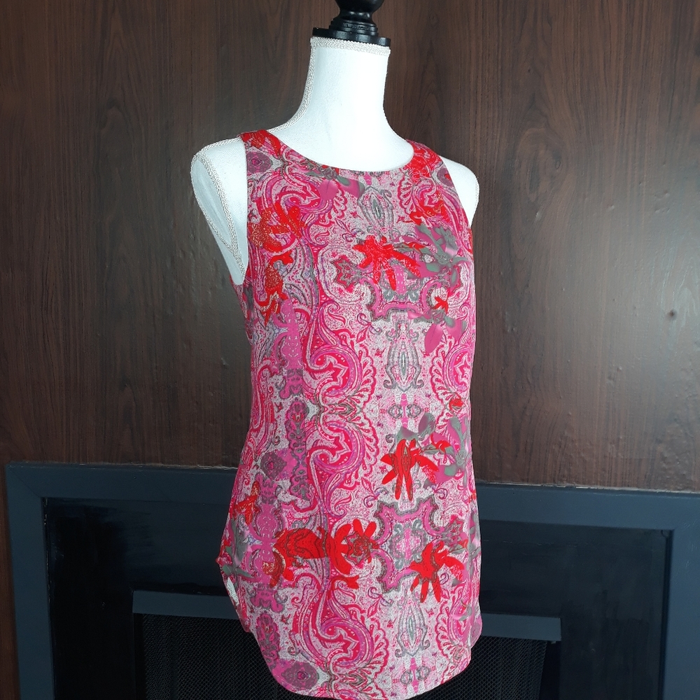 Cabi Jubilee Paisley Sleeveless Jubilee Top